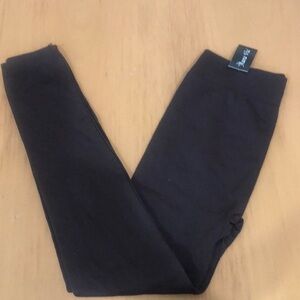 Aura Vía brown fleece leggings one size